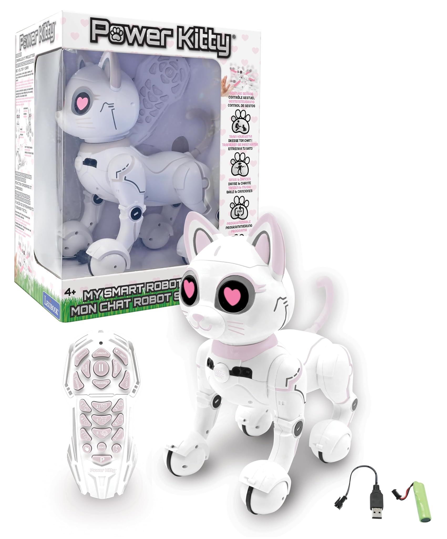 Lexibook Power Kitty® - Gatto Robot Telecomandato