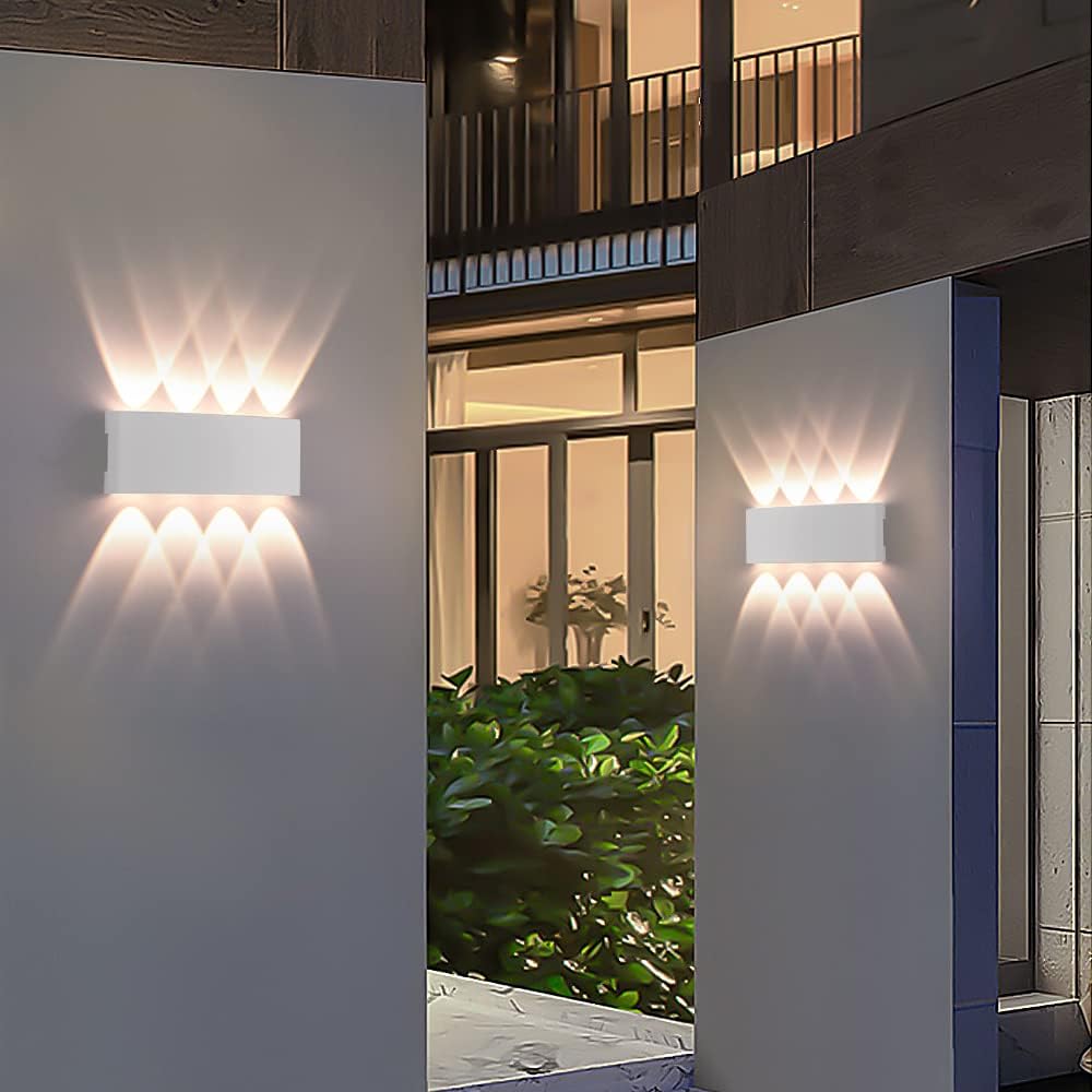 Fupe 2 Pack Lampada Parete Esterno/Interno LED 16W - immagine 3