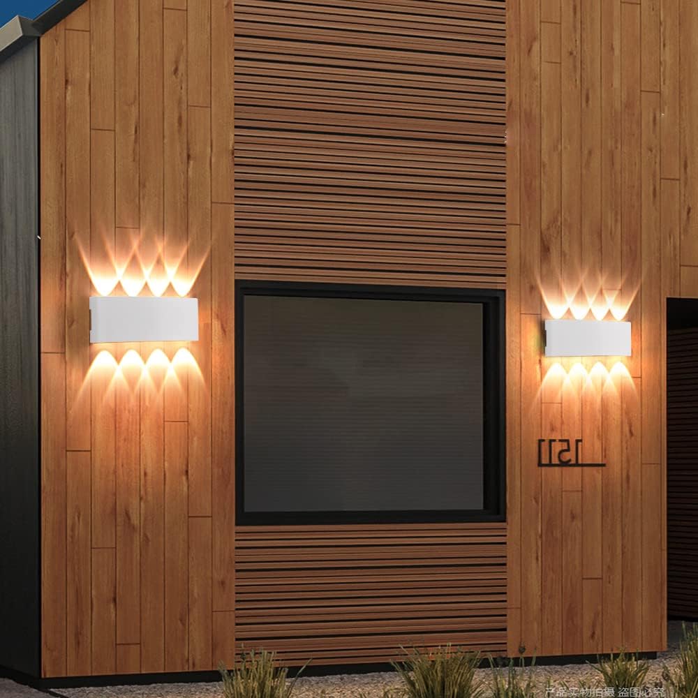 Fupe 2 Pack Lampada Parete Esterno/Interno LED 16W - immagine 8