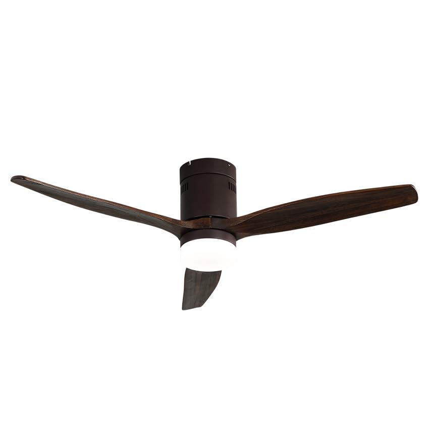 Eden Pulse Ventilatore 3 Pale Rovere, Marrone