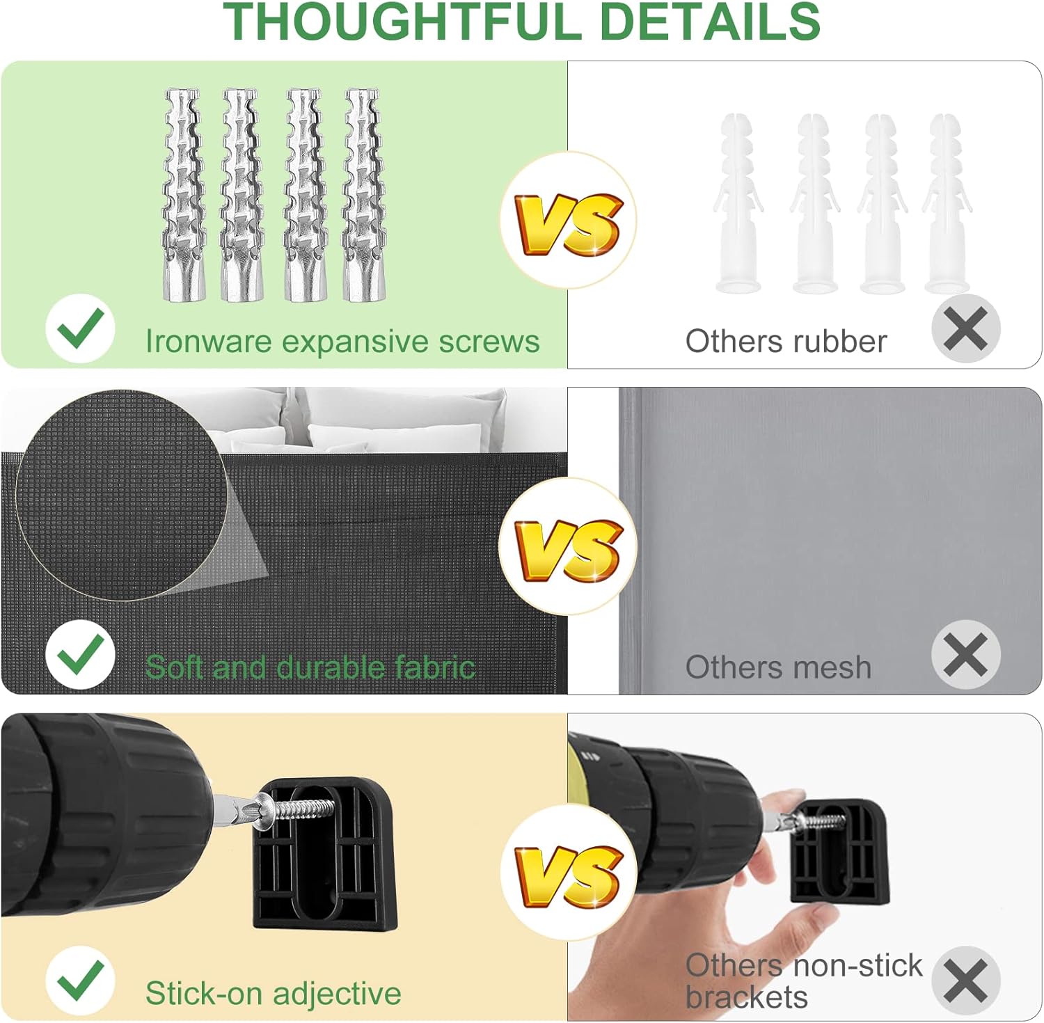 Cancelletto Estensibile per Bambini 0-140 cm, Nero - immagine 7