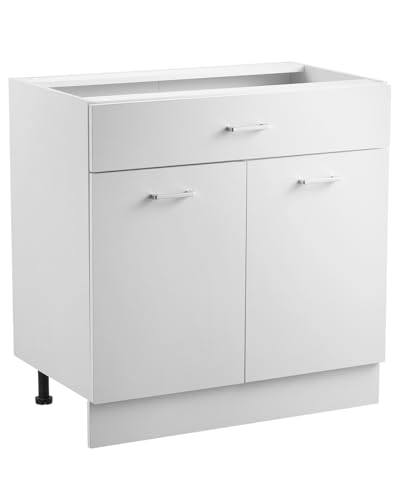 Vevor Mobiletto Base con Cassetto 800x475x816mm Bianco