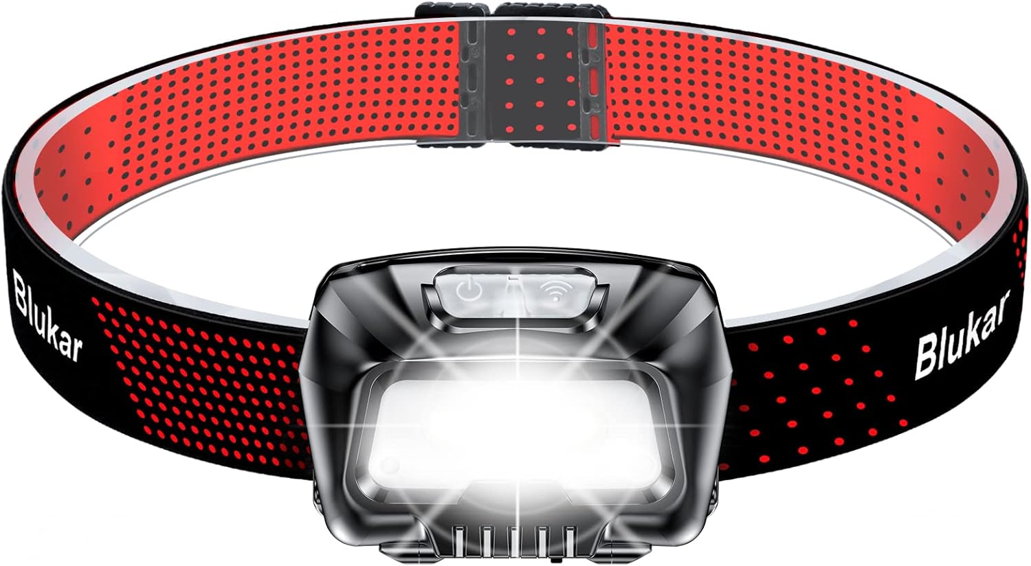 Blukar Torcia Frontale LED Ricaricabile 2000 Lumen - immagine 1