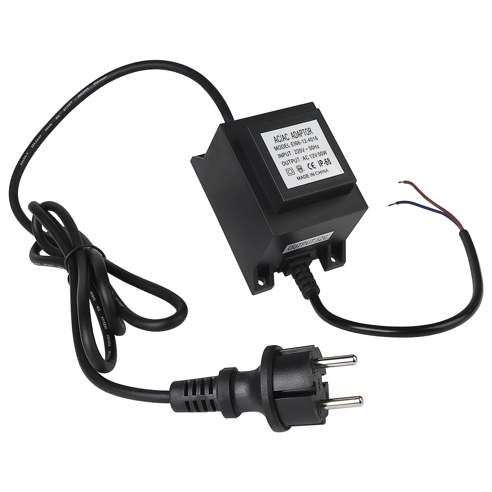 Trasformatore LED 12V 50W 4.16A IP68 Impermeabile