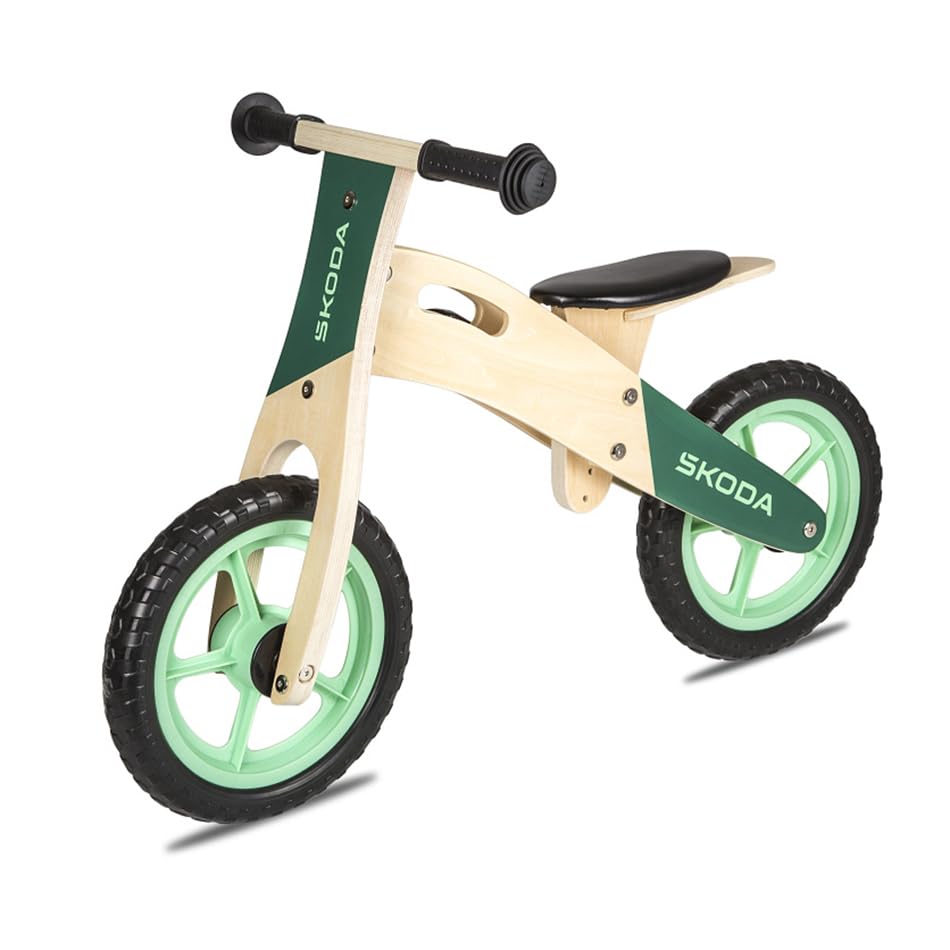 Skoda 6U0087500 Bicicletta Bambini Legno Verde