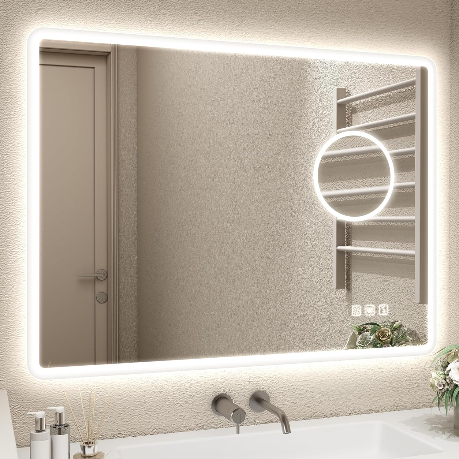Starlead Specchio Bagno LED 60x80cm con Ingrandimento 5X - immagine 1
