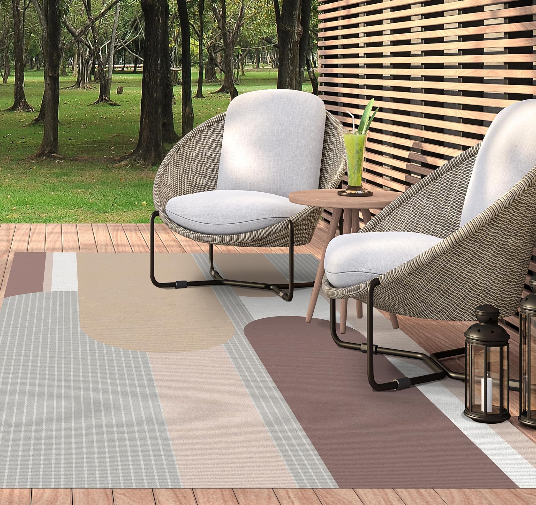 VINILIKO Tappeto, Vinile, Multicolore, 100 x 160 cm