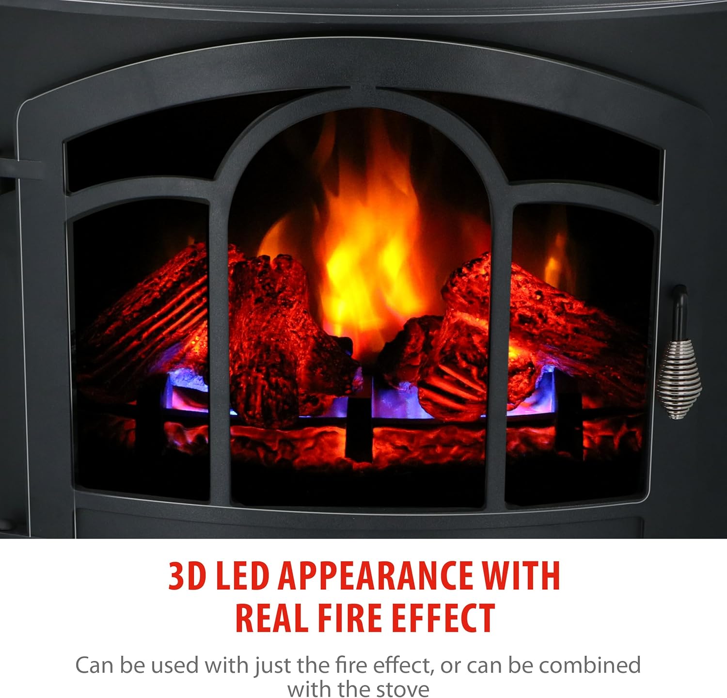 Alpina Vicenza Camineo Elettrico 2000W, Nero - immagine 4