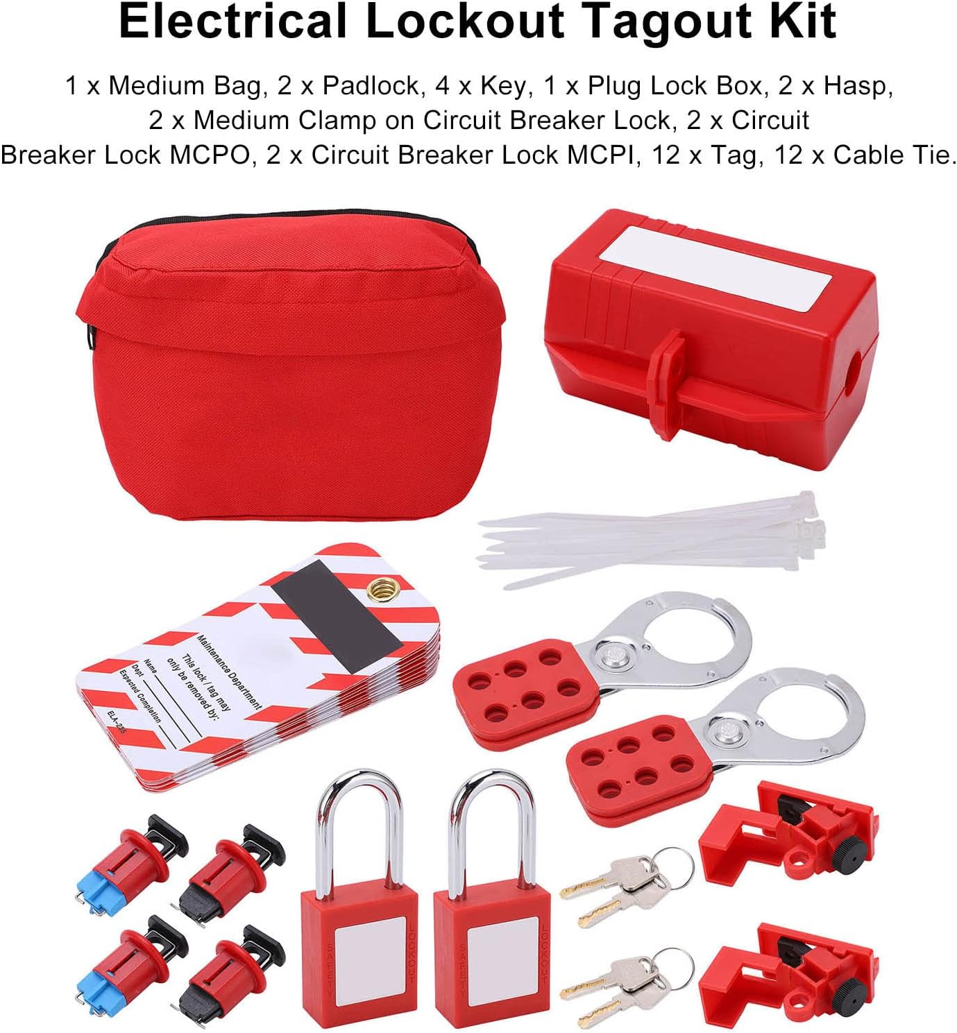 Asixxsix Kit di Lockout Tagout per Industria - immagine 2
