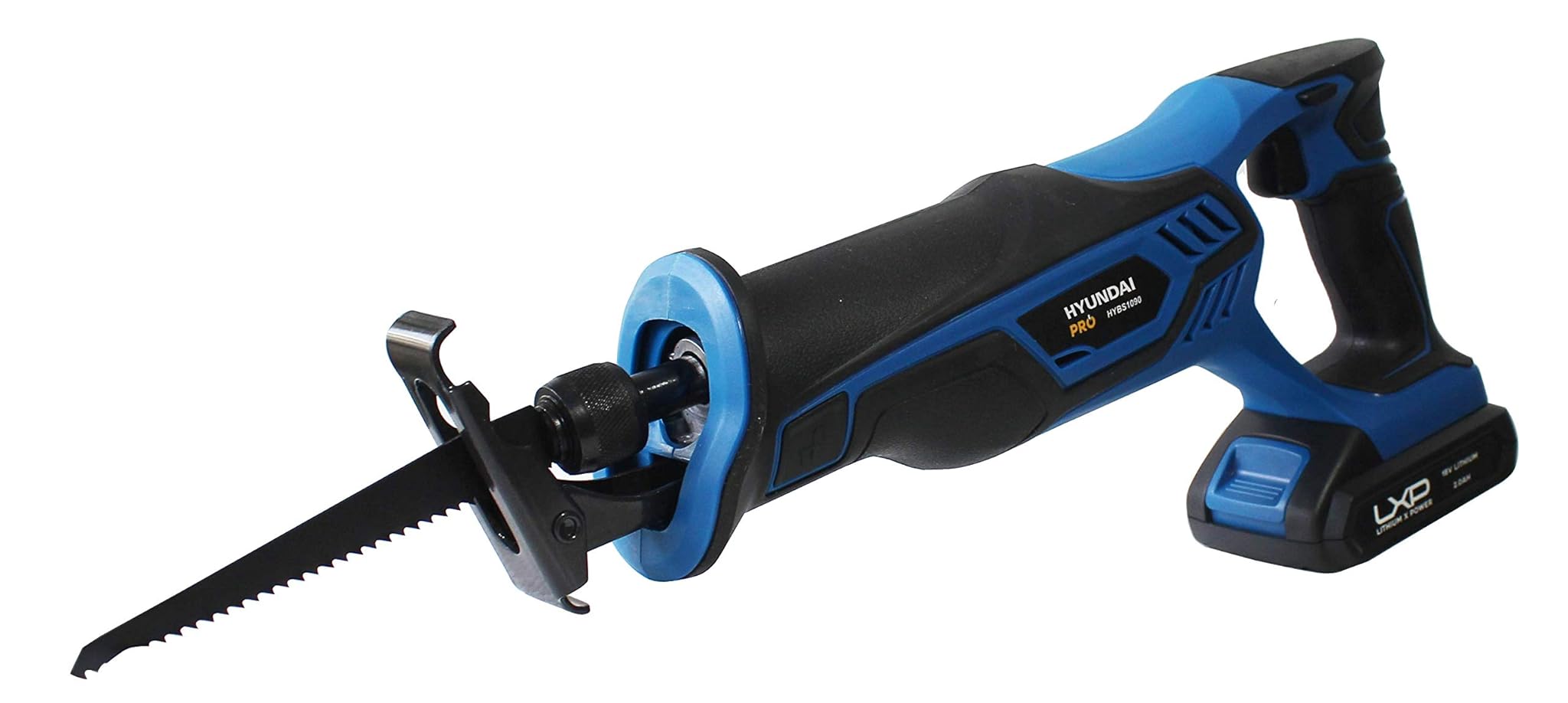 Hyundai HYBS1090 Sega a sciabola, 18 V, Nero/Blu