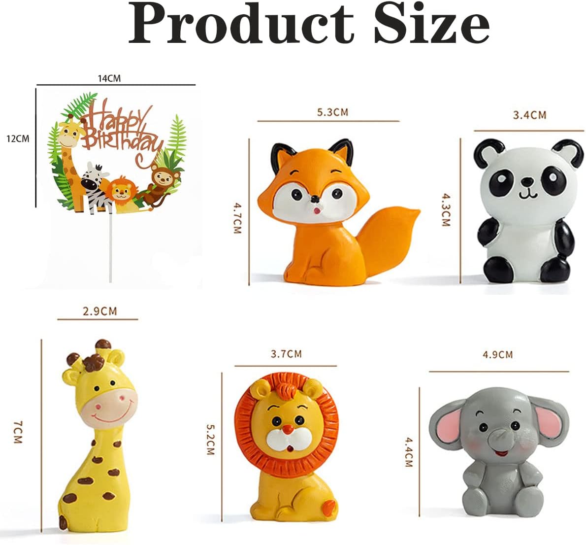 Decorazione per Torta Compleanno con Animali - immagine 2