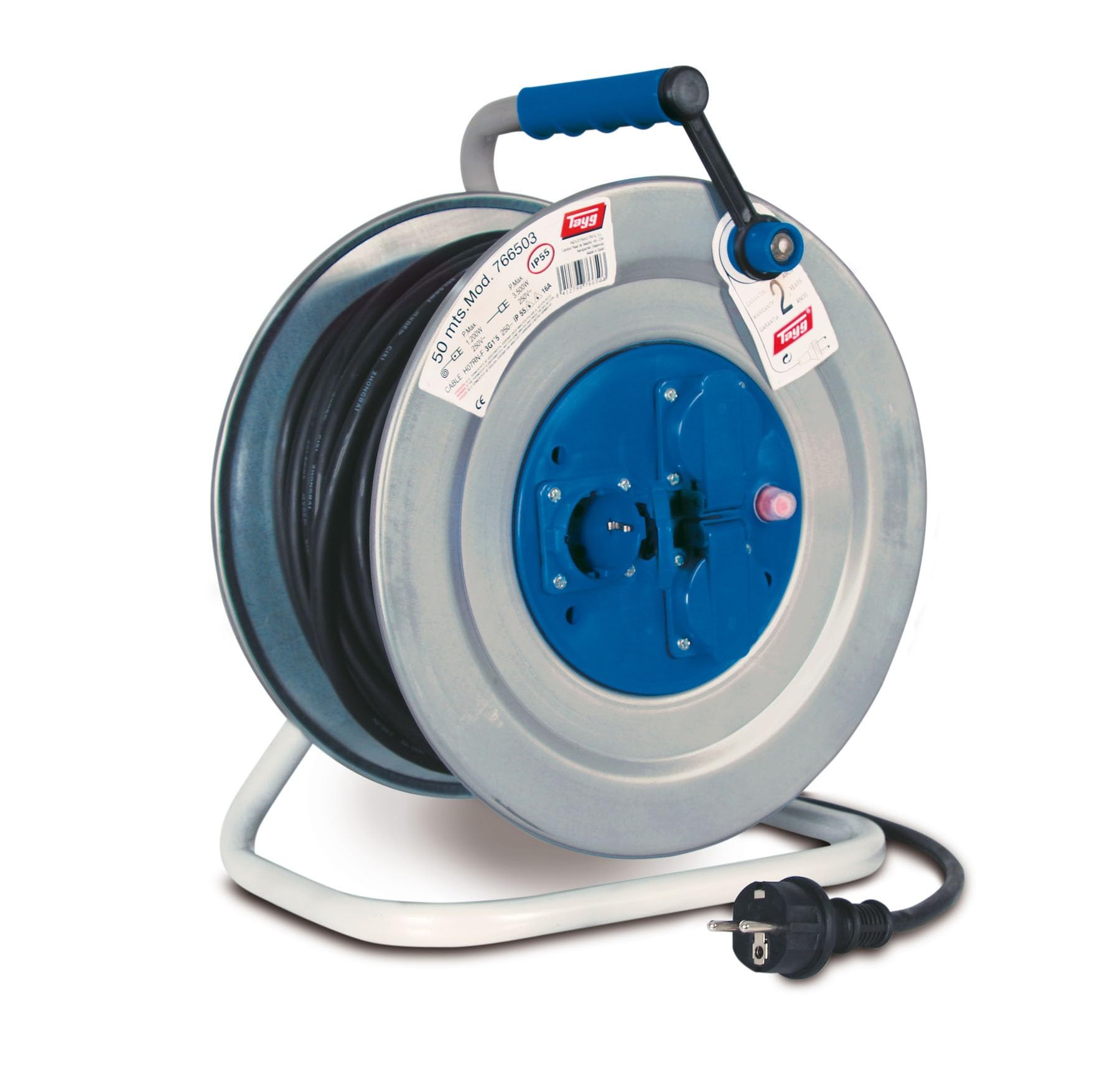 Tayg 766503-50m estensibile. 3x1'5 h07rn-f ip55 all'aperto