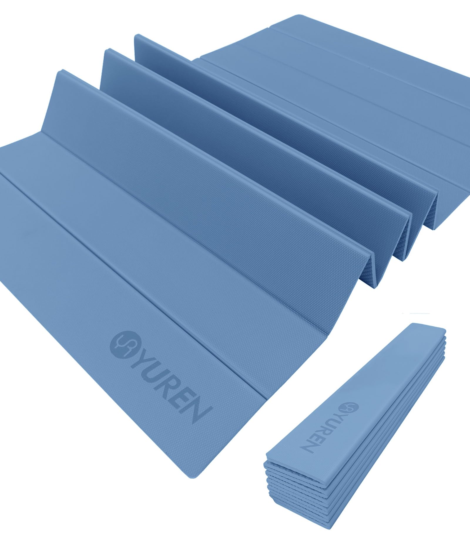 RYTMAT Tappetino Yoga Pieghevole 195×90cm TPE 10mm Spesso Tappetino Palestra Antiscivolo per Casa Tappetino Pilates Impacchettabile per L'allenamento Campeggio Viaggio