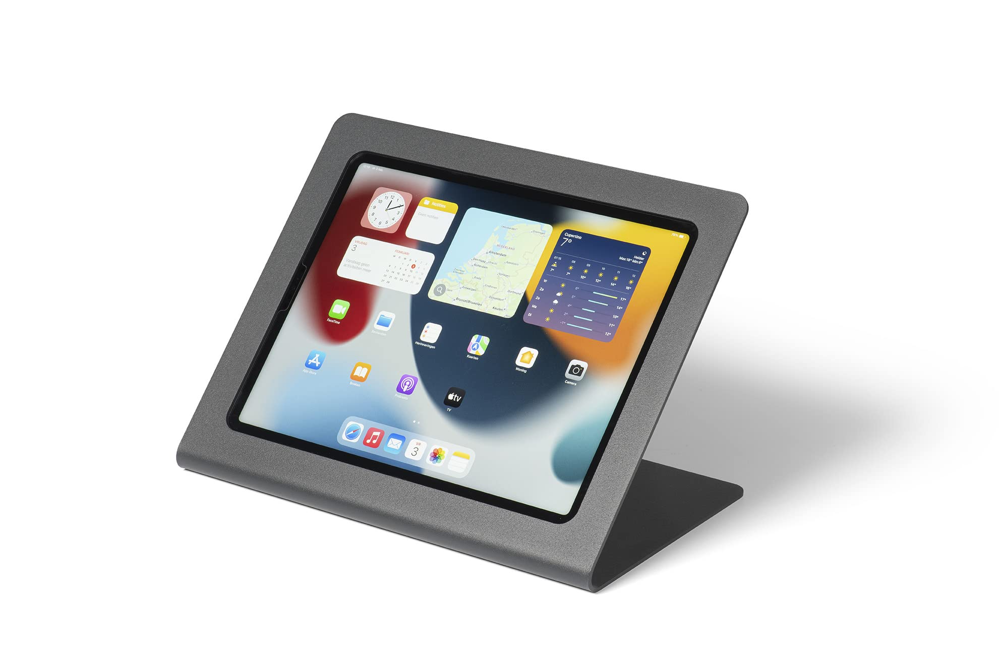 Tabdoq Supporto da Tavolo Antifurto per iPad Air/Pro, Nero