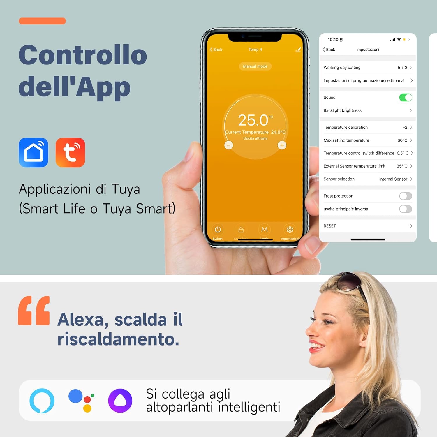 BEOK Termostato WiFi Smart per Caldaia 3A - immagine 3