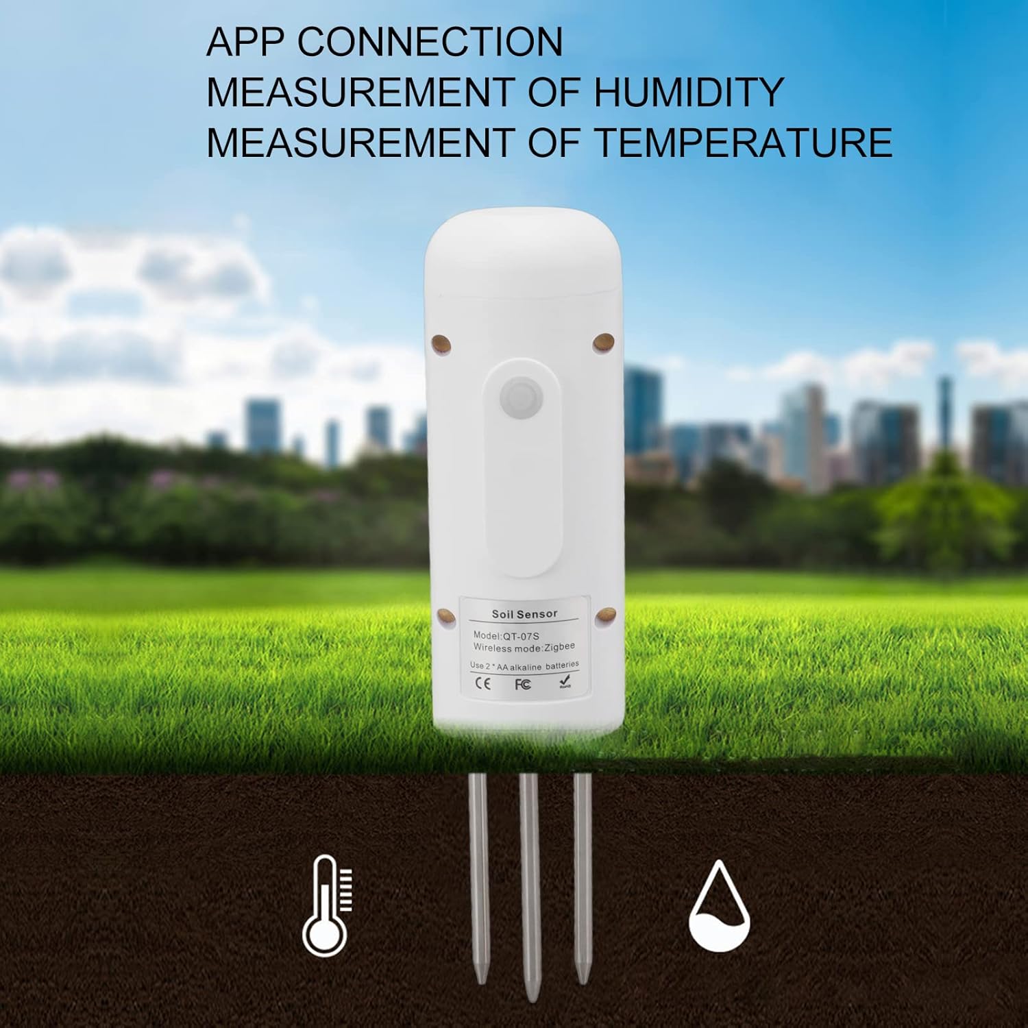 Sensore di Terra Wireless Zigbee per Giardinaggio - immagine 7