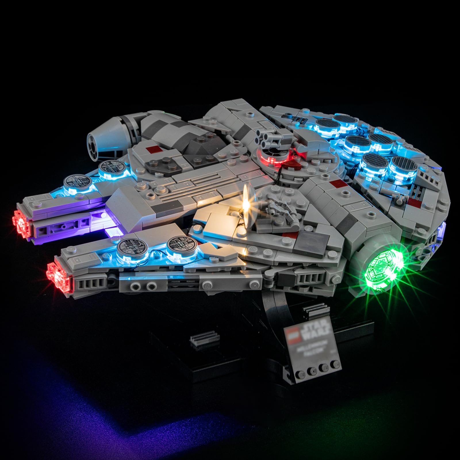 Yeabricks Kit Luci a LED per Star Wars Millennium Falcon