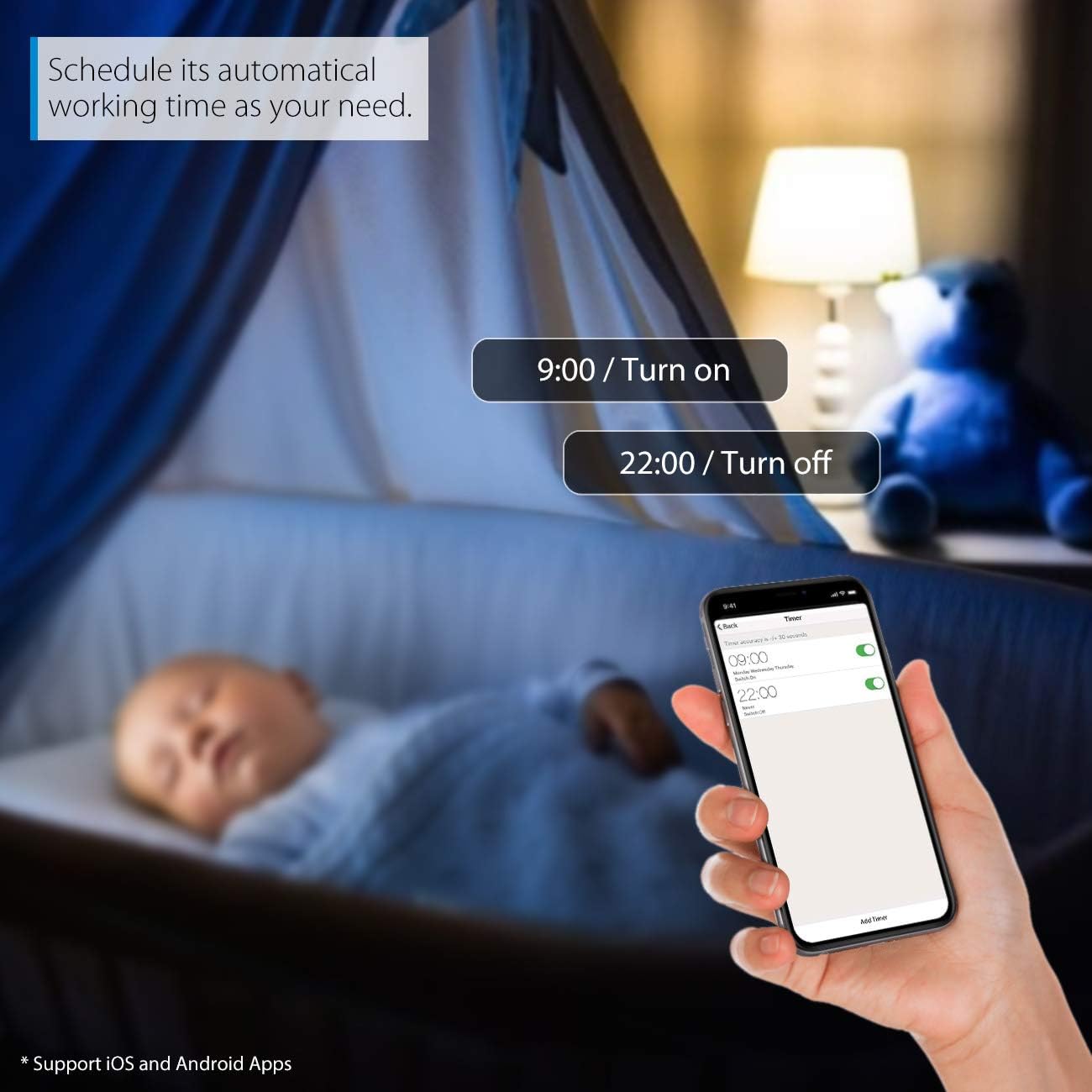 Lvwit Lampadina Smart E14 Wifi G45, 6 Pezzi - immagine 6