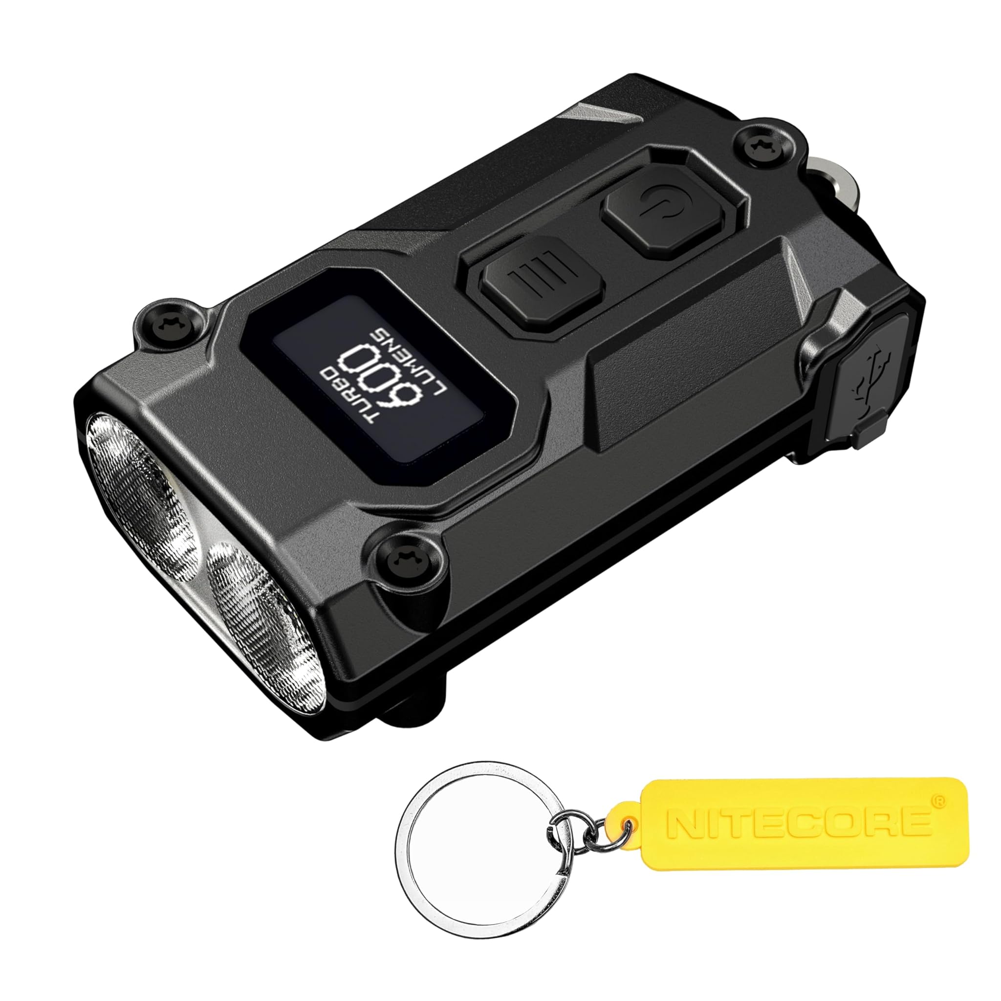 Nitecore Tini 3 Torcia EDC 600 Lumen, Nera