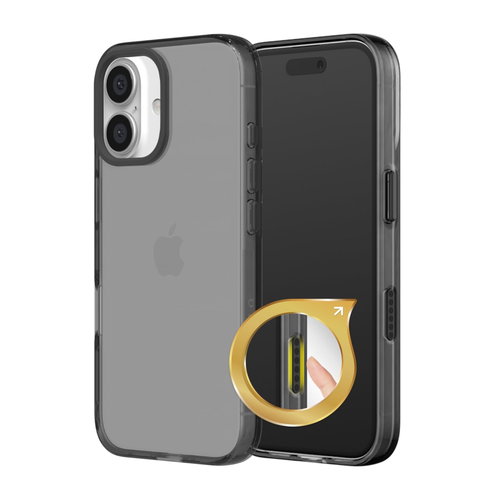 Rhinoshield JellyTint - Custodia Protettiva per iPhone 16