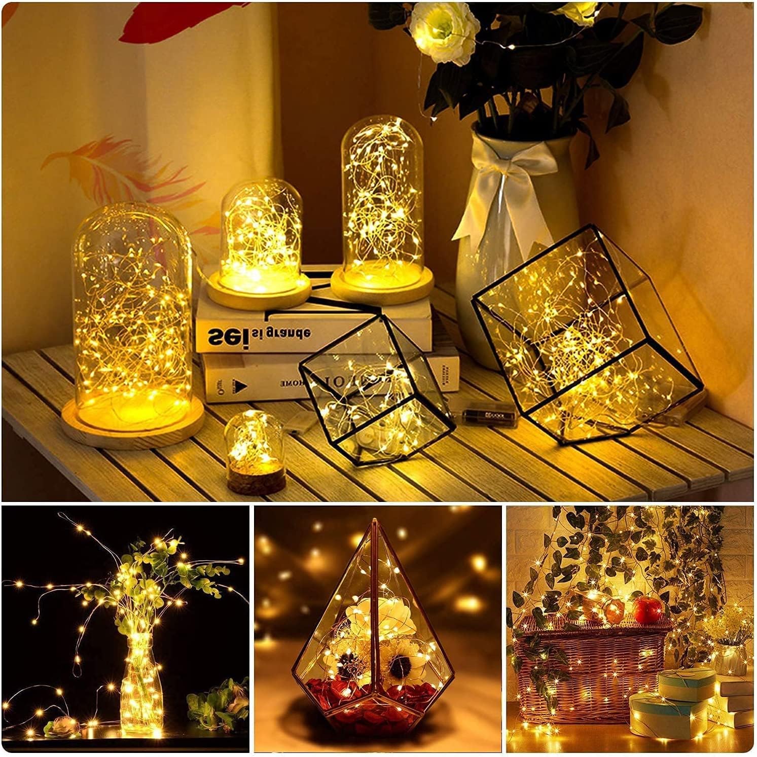 Luci Albero di Natale 50M 500 LED, Filo di Rame - immagine 6