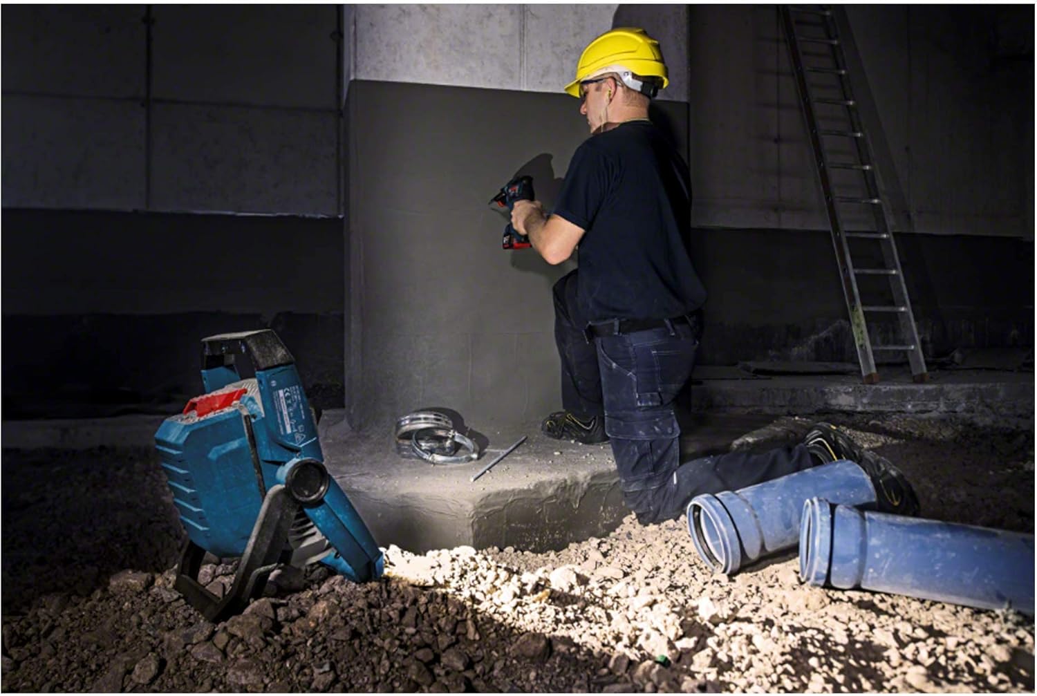 Bosch Professional GLI 18V-1900 - Luce da Cantiere LED - immagine 5