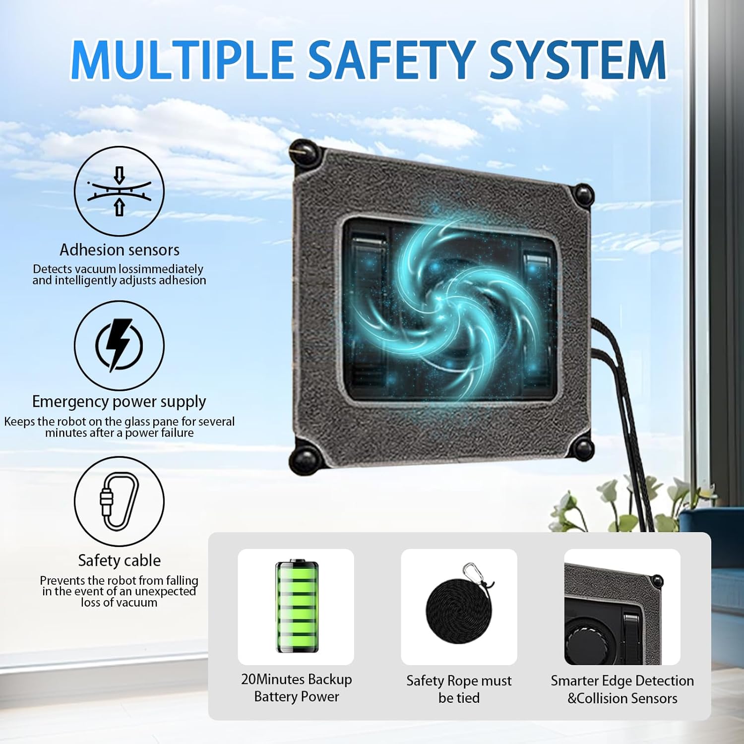 Robot Lavavetri Elettrico con Serbatoio Acqua 50ml - immagine 6