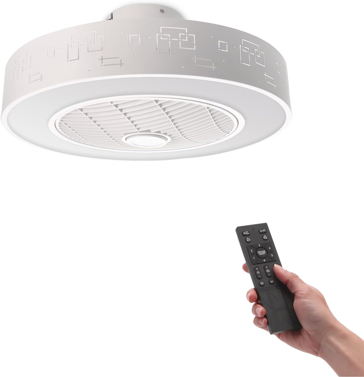 Ledme M Ventilatore a Soffitto Led Plus Sticks
