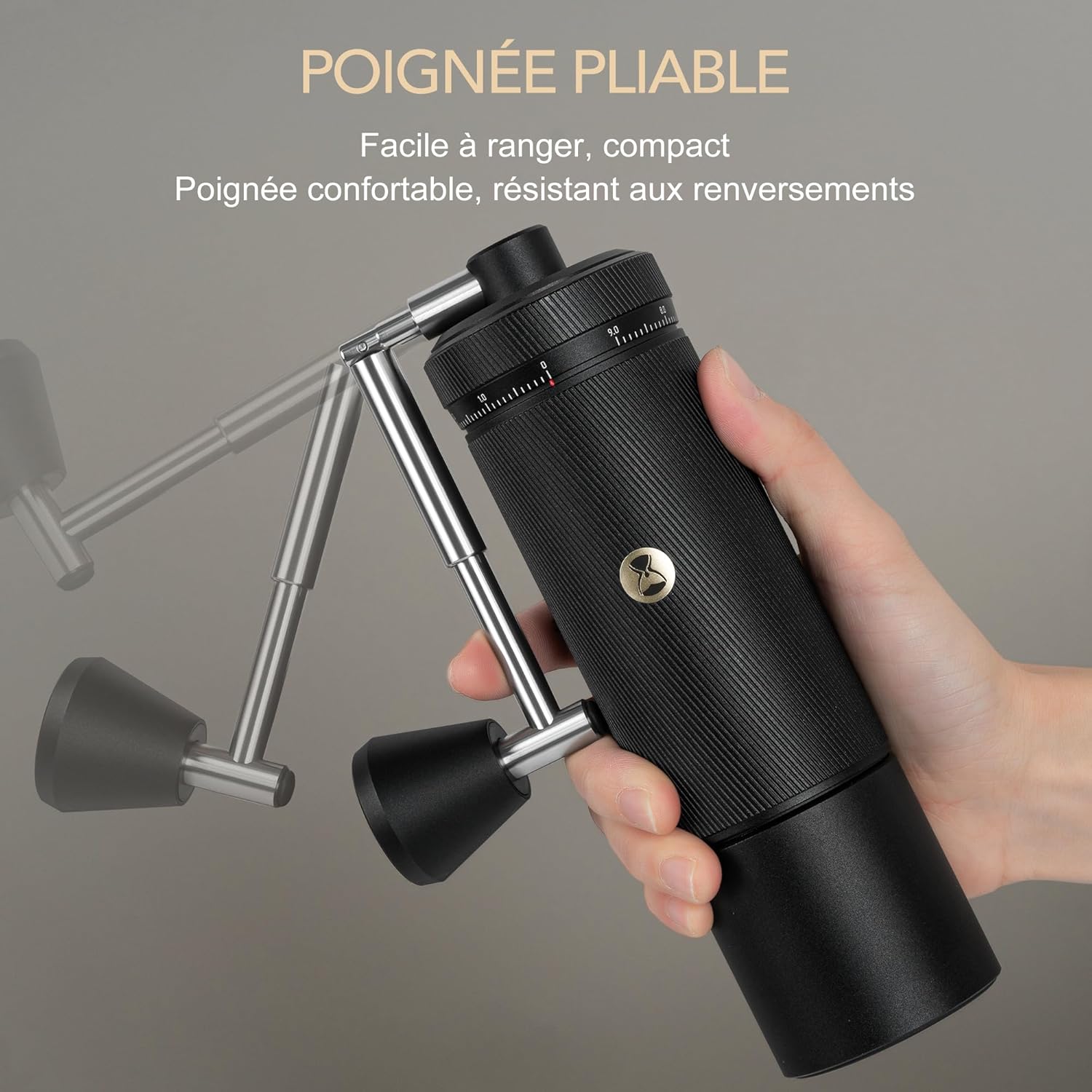 Timemore Chestnut S3 - Macinacaffè Manuale in Metallo, Nero - immagine 4