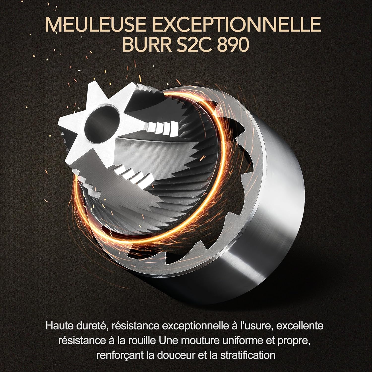 Timemore Chestnut S3 - Macinacaffè Manuale in Metallo, Nero - immagine 5