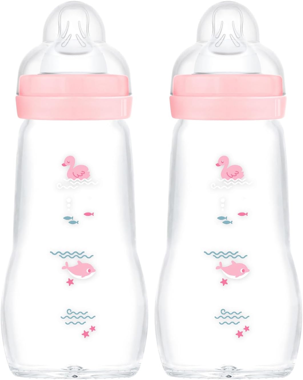 Mam Feel Good Glass - Biberon in Vetro 260ml (2 pezzi) - immagine 2