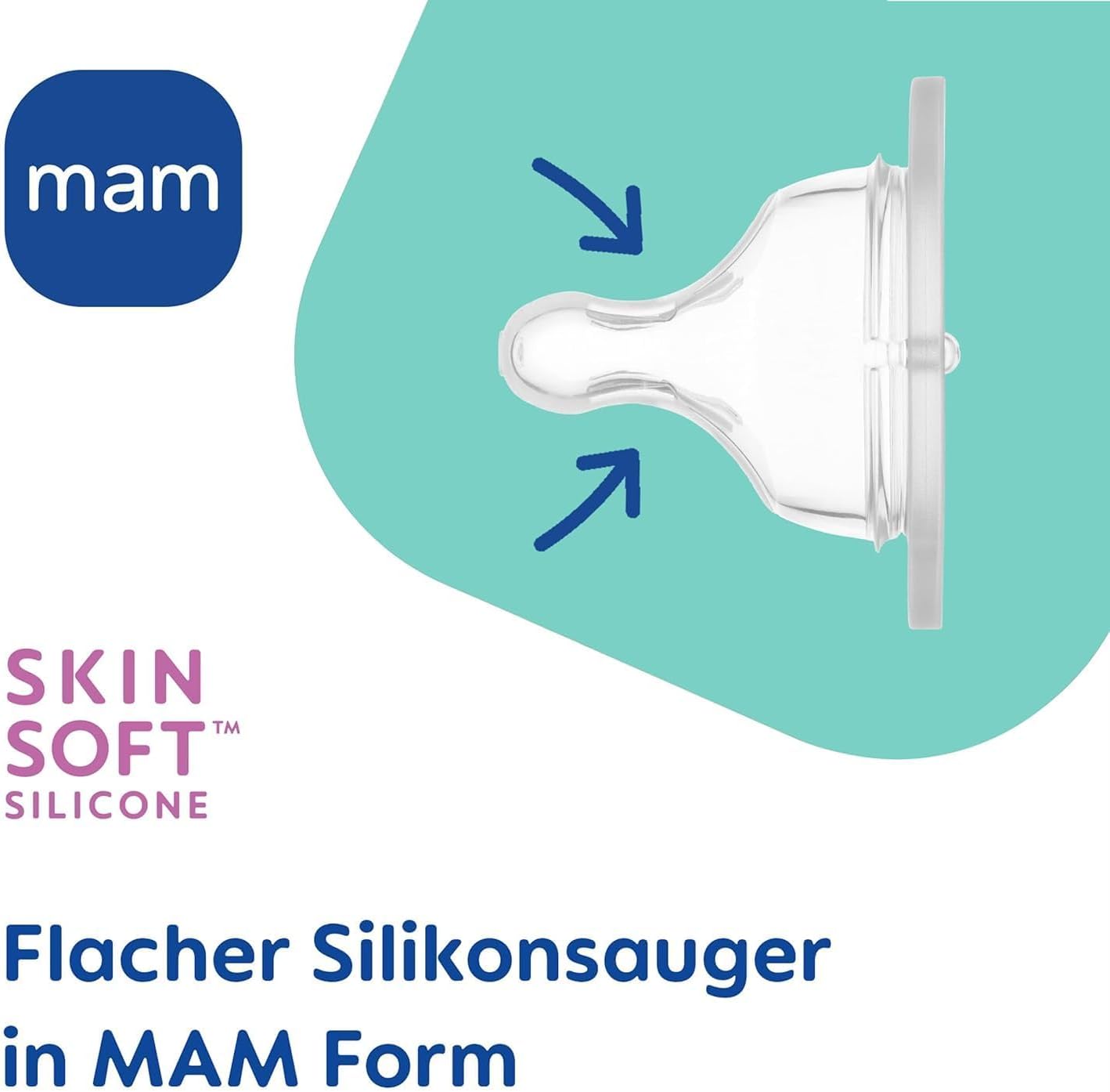 Mam Feel Good Glass - Biberon in Vetro 260ml (2 pezzi) - immagine 8