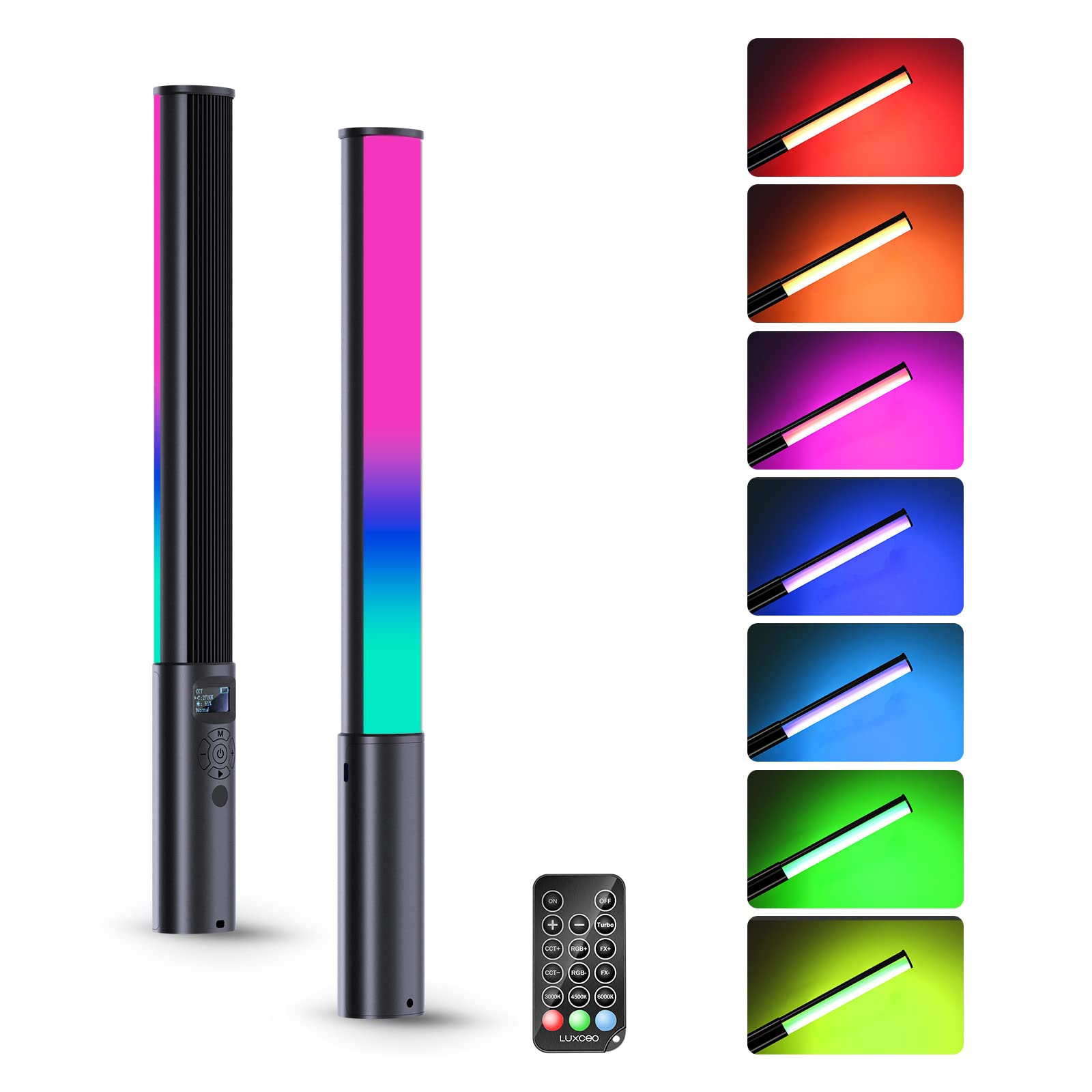 Luxceo 400 RGB Luce Video LED con Telecomando