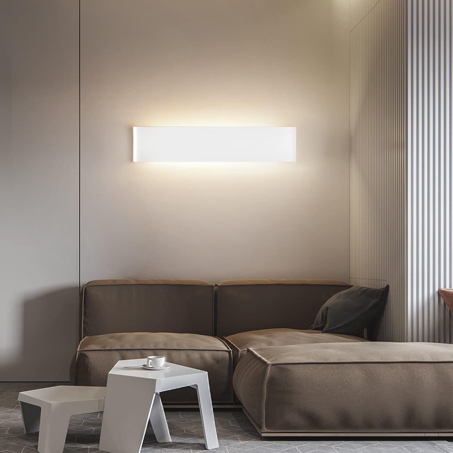 Fupe Applique da Interno LED Bianca 18W Luce Neutrale - immagine 4