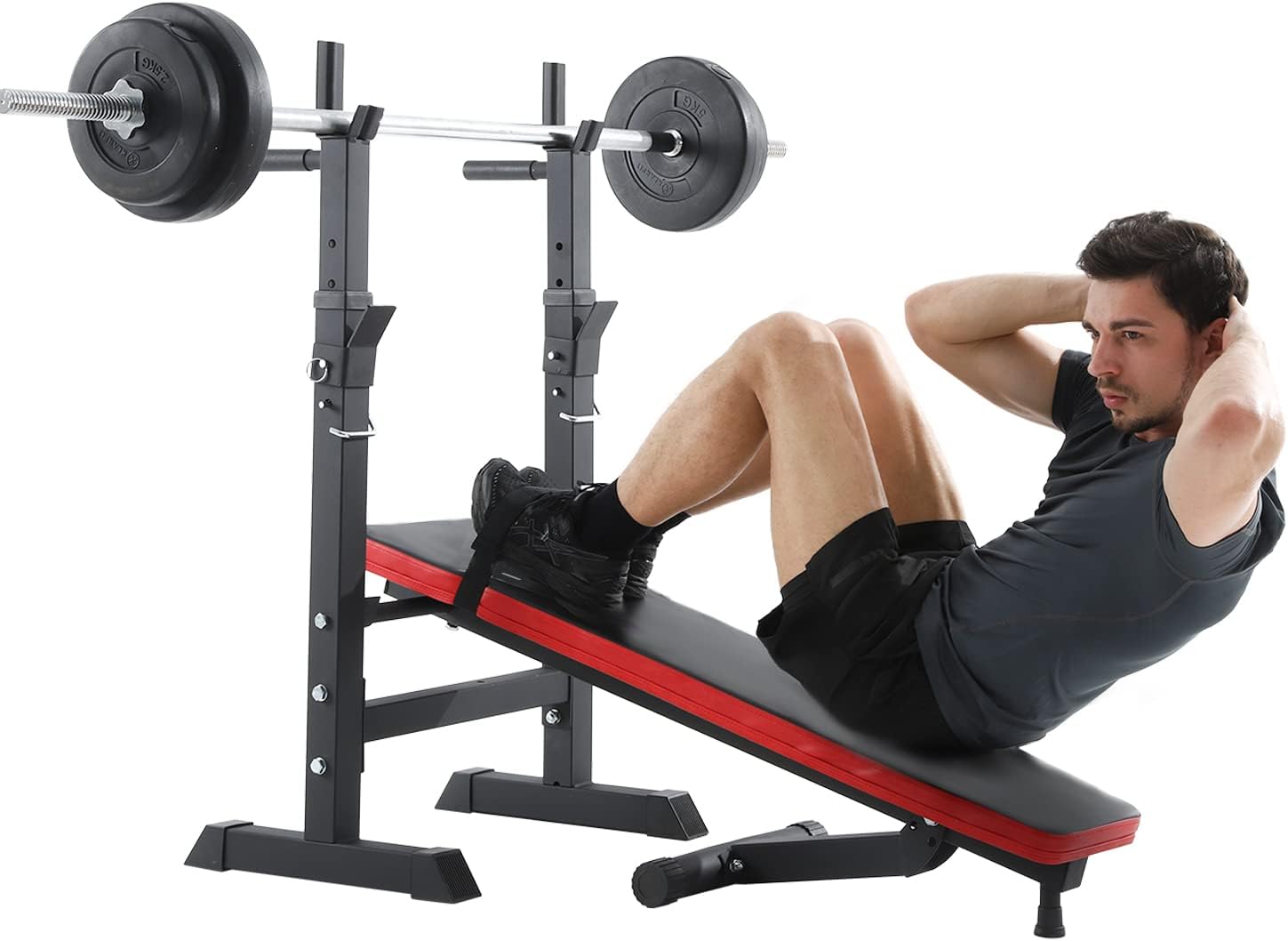 Ise Panca Pesi Multifunzione con Portabilanciere SY-544 - immagine 6