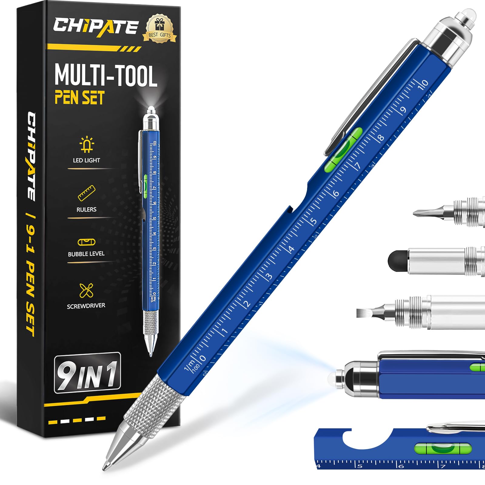 Chipate Penna Regalo Multifunzione 9 in 1