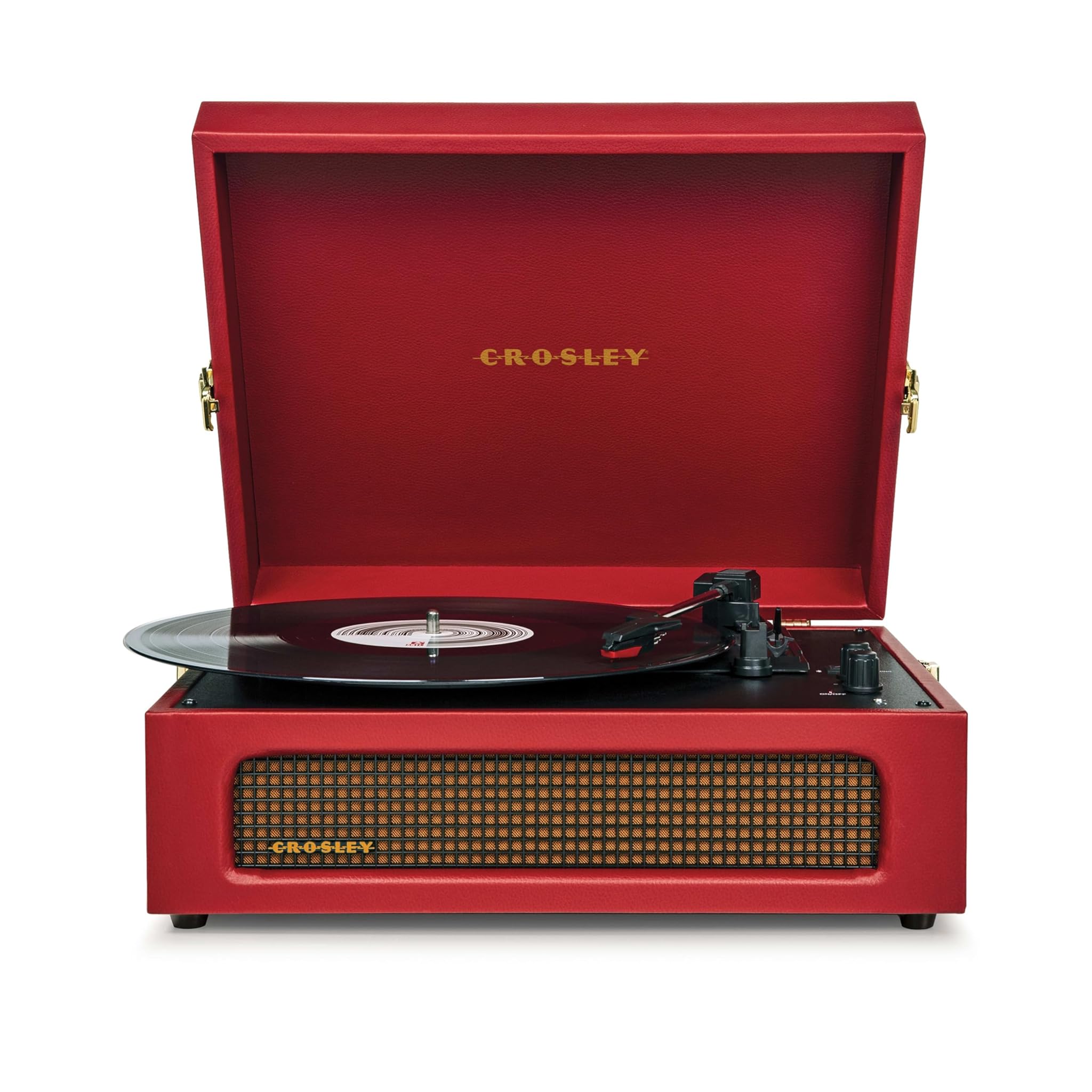 Crosley Voyager - Giradischi Vintage 3 Velocità, Rosso