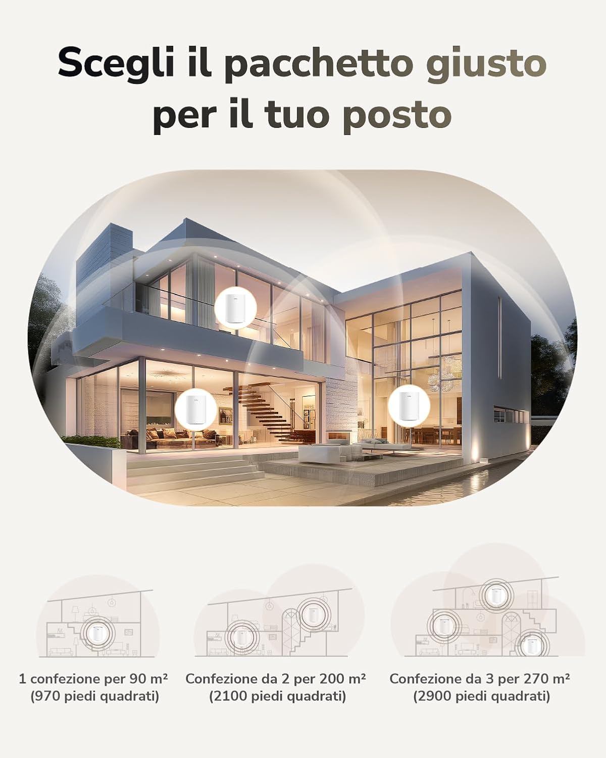 Cudy Dual Band BE3600 WiFi 7 Sistema Mesh 3,6 Gbps - immagine 7