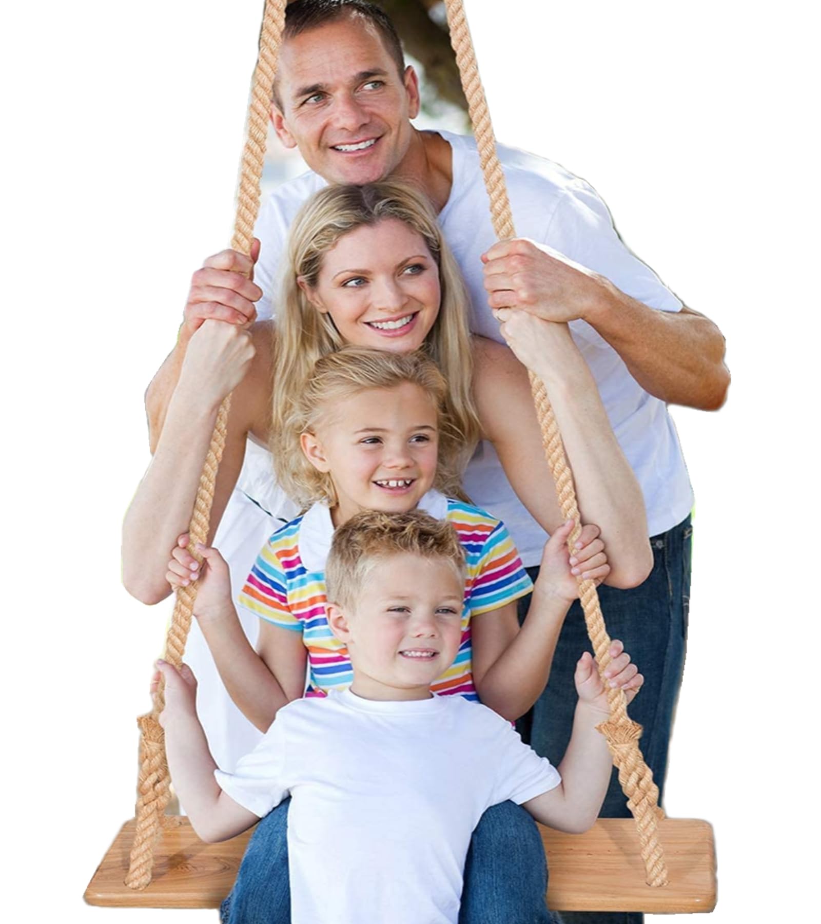 Morwealth Altalena da Giardino in Legno 55x19.5x3cm