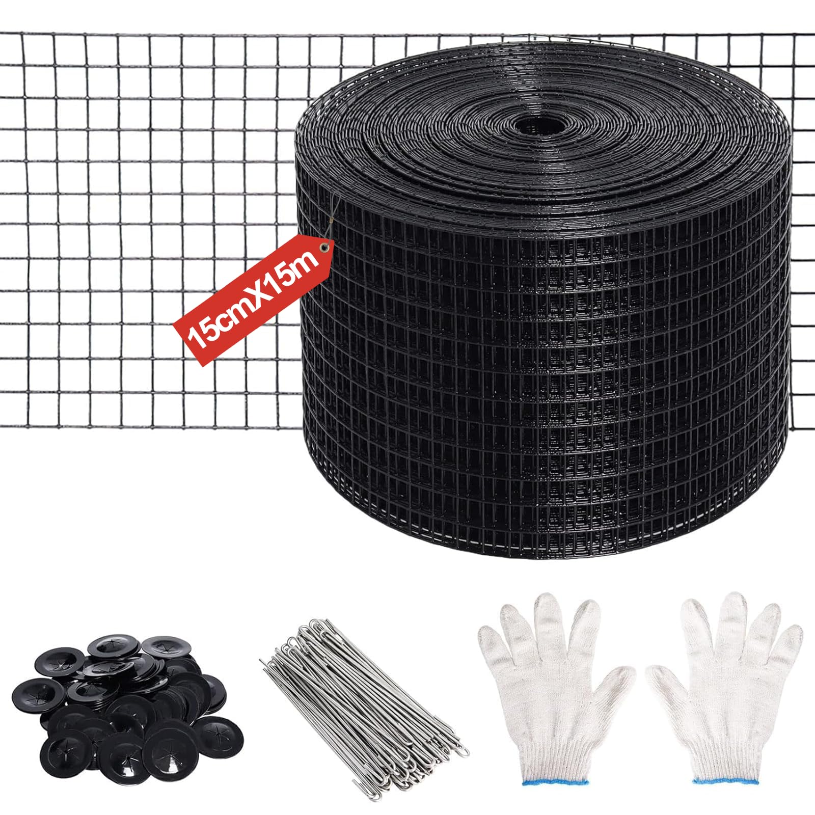 Recinzione Rete Metallica per Pannelli Solari 15cm x 15m