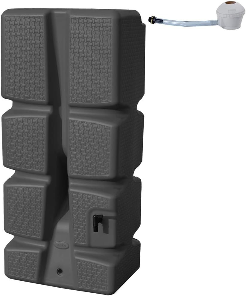 EDA- RECUPERATEUR D EAU 310 litres Gris Anthracite - 10964