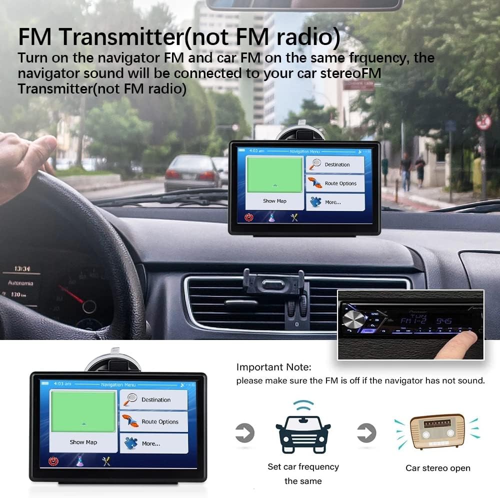 Navigatore GPS 7 Pollici Touchscreen 2025 - immagine 2