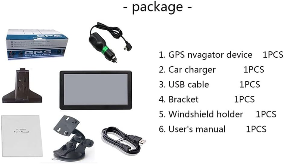 Navigatore GPS 7 Pollici Touchscreen 2025 - immagine 6
