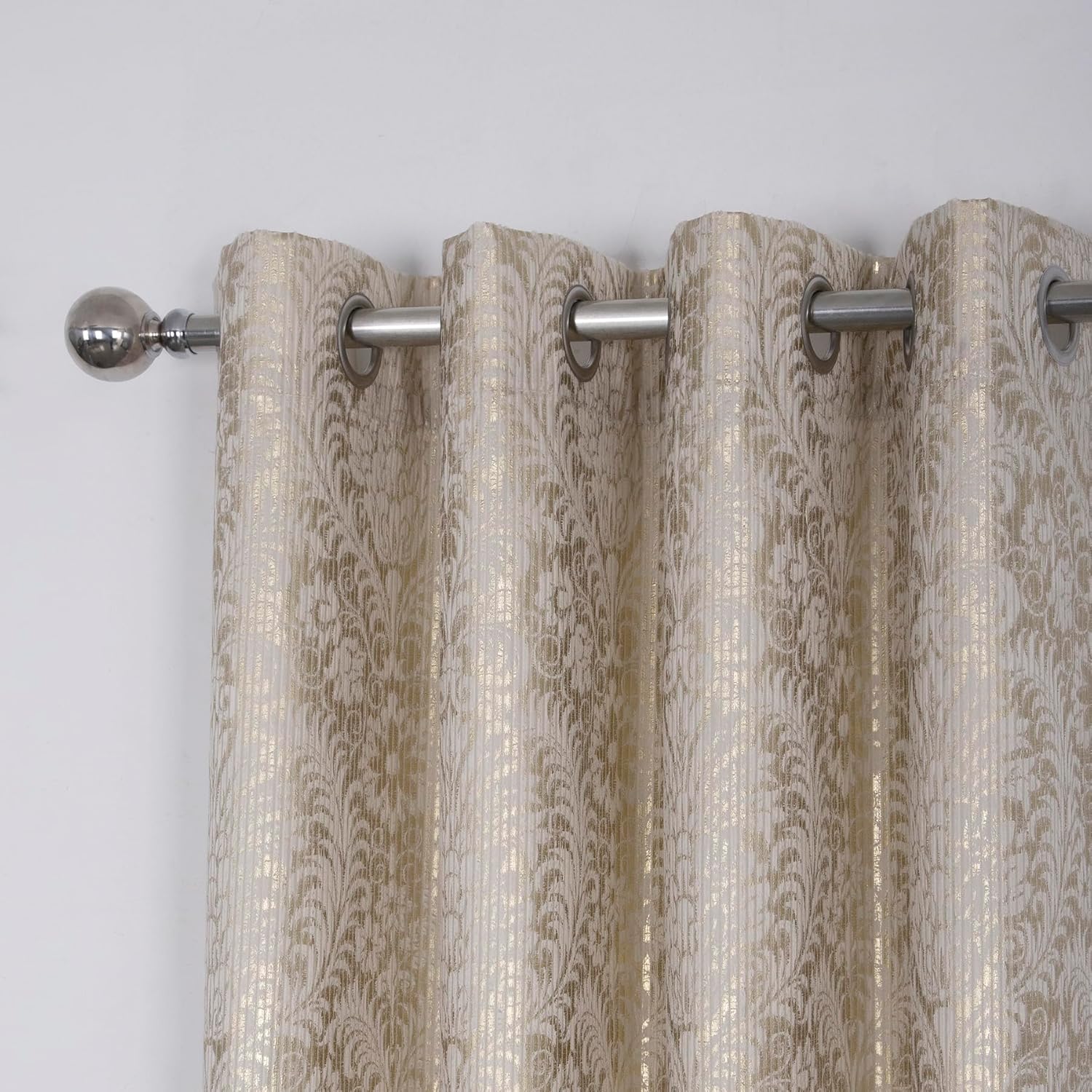 Always4u Tende Oscuranti in Velluto Dorato con Occhielli (2 pz) - immagine 8