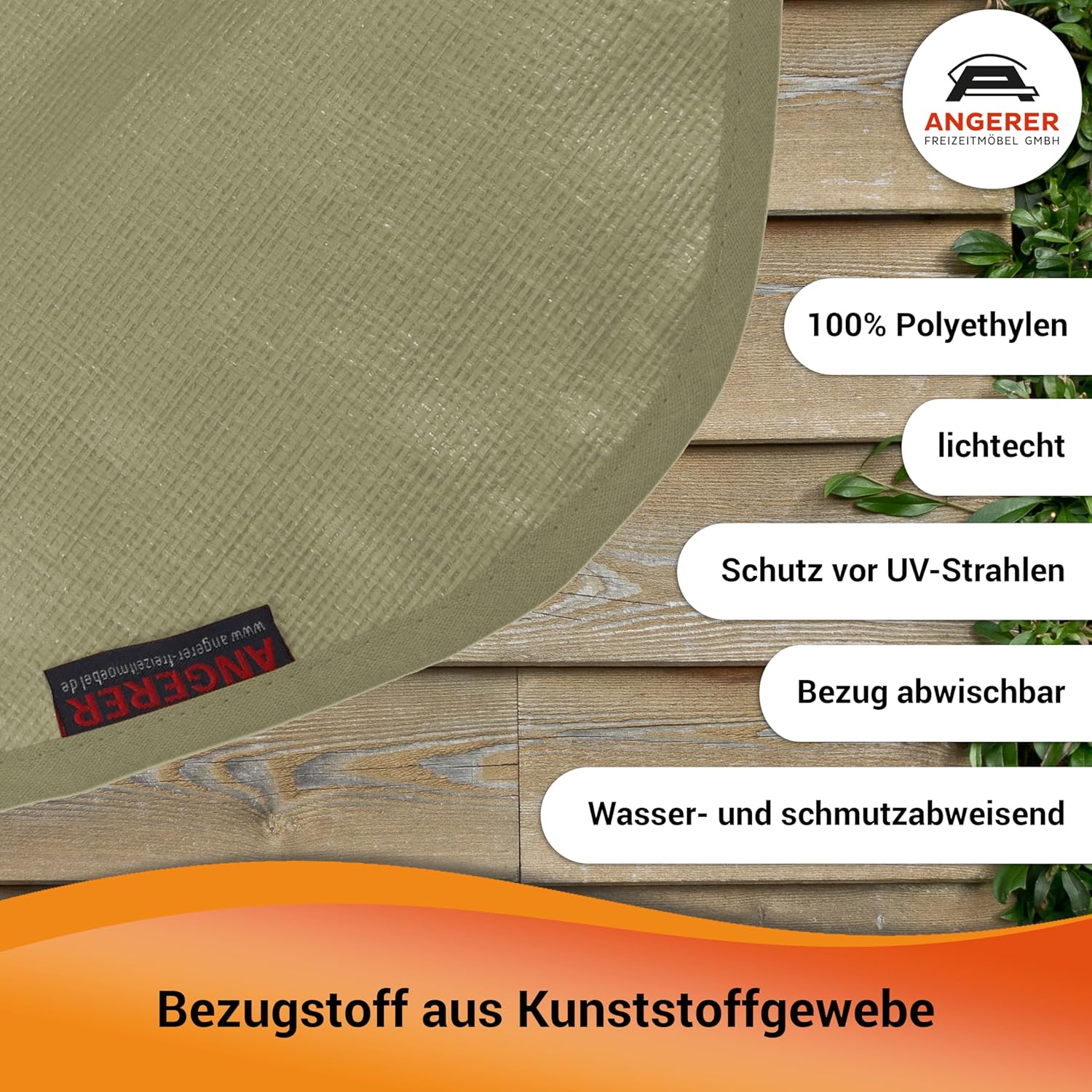 Angerer Freizeitmöbel GmbH Tenda da Sole a Morsetto Standard, Beige - immagine 3
