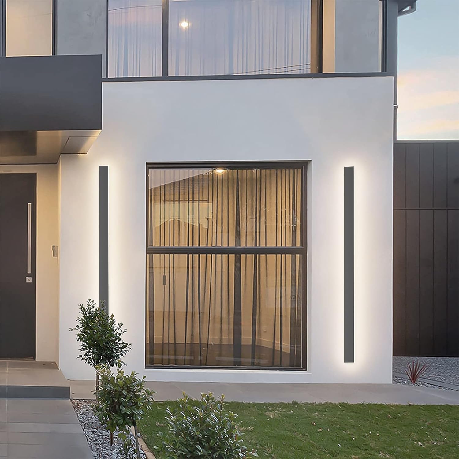 K-bright Lampada da Parete LED 30W 100cm, Grigio Scuro - immagine 3