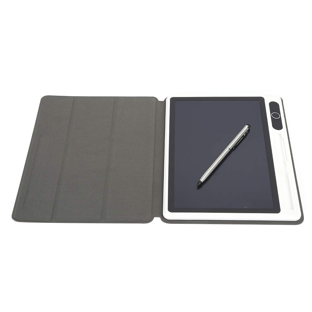 LCD Writing Tablet 9 Pollici Nero con Custodia in Ecopelle