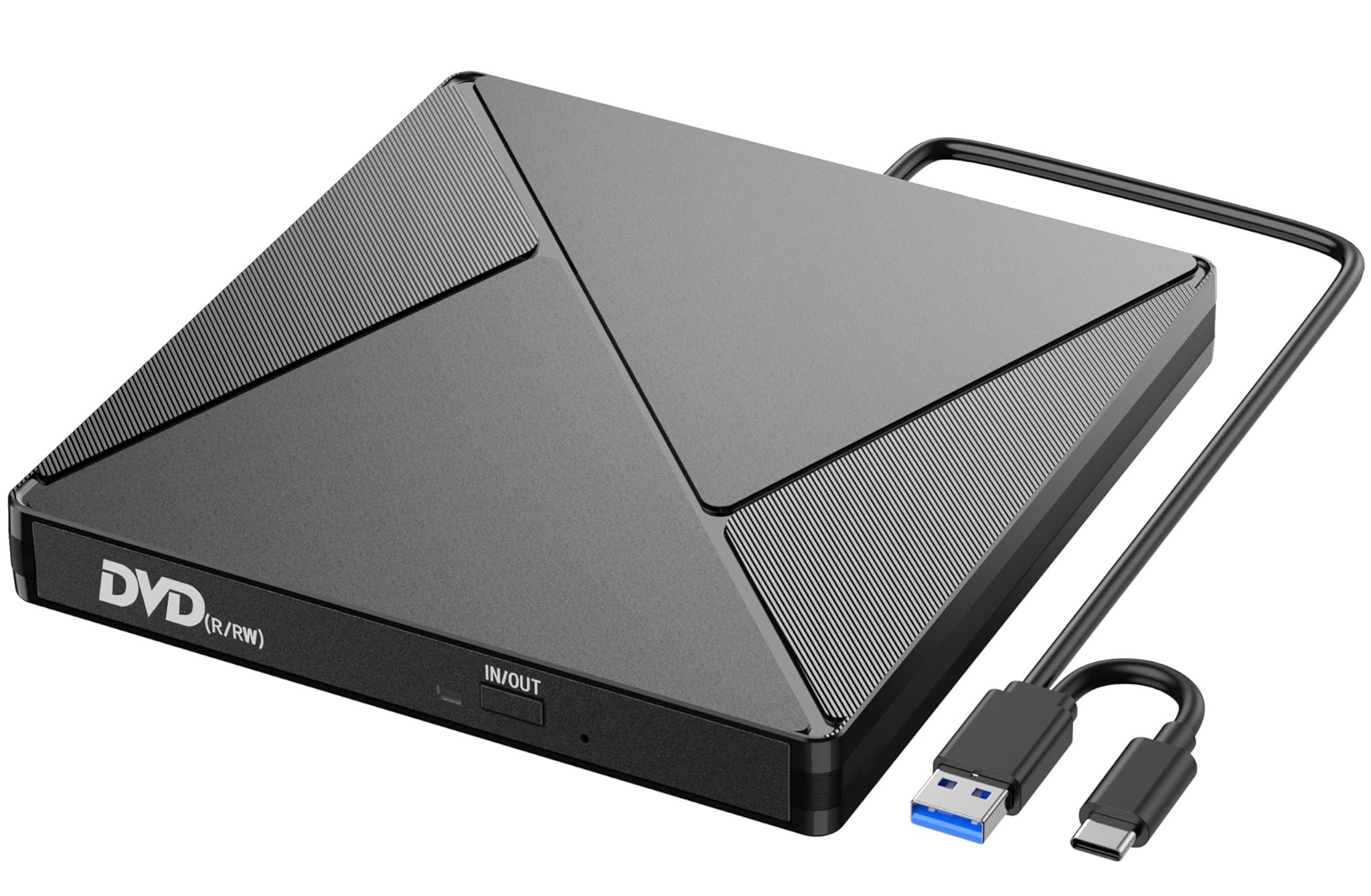 Umaniy Lettore DVD CD Esterno per PC Portatile