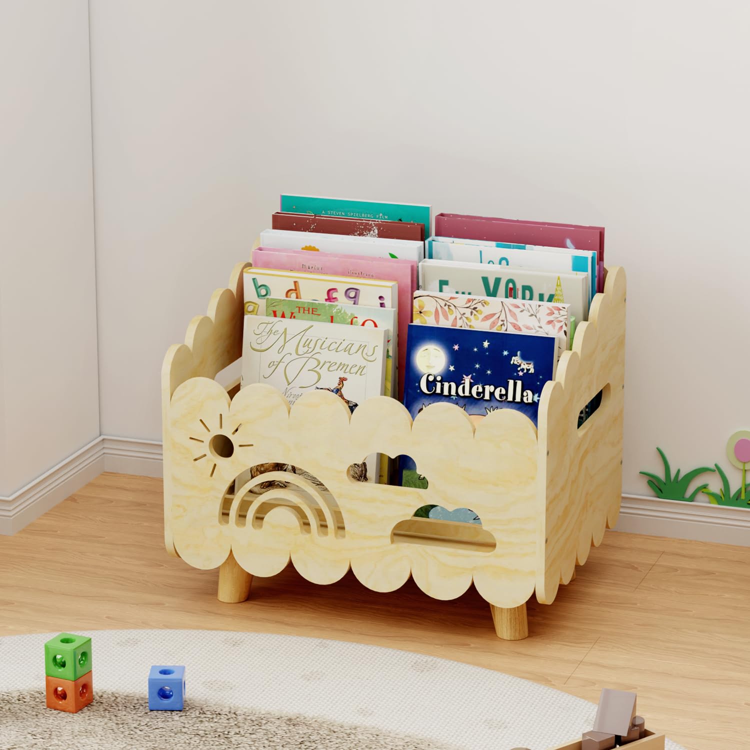 Libreria Montessoriana per Bambini in Legno