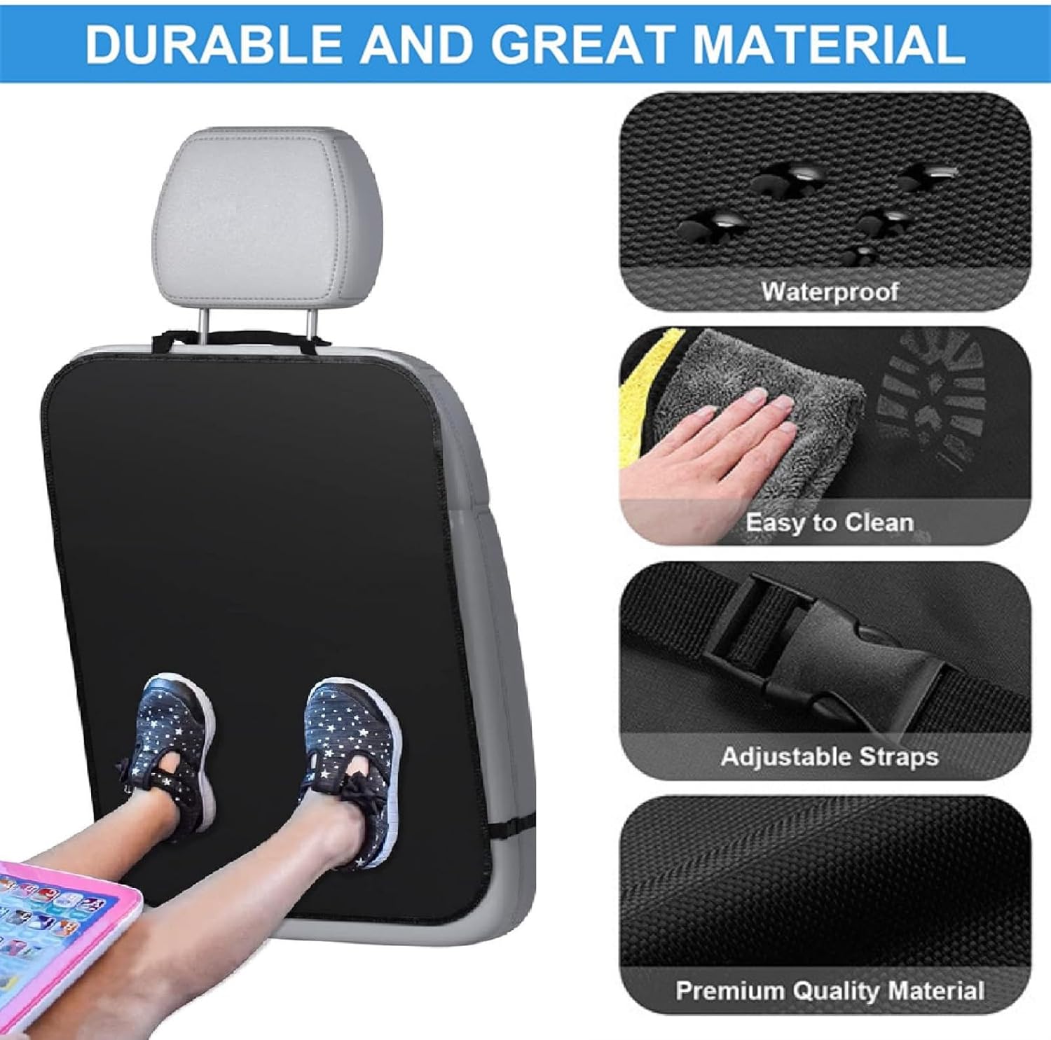 Protezione Schienale Auto per Bambini - 2 Pezzi - immagine 4